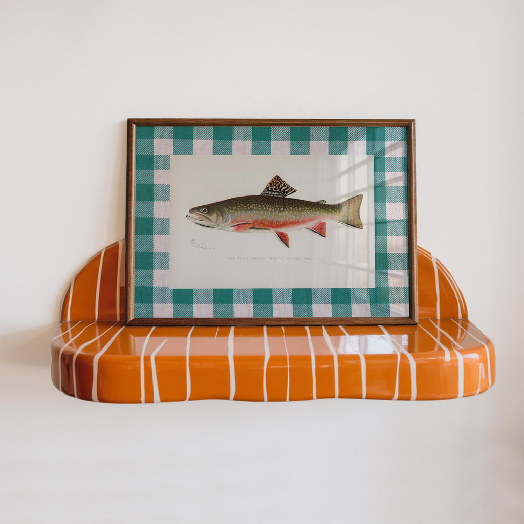 Vintage Trout Print