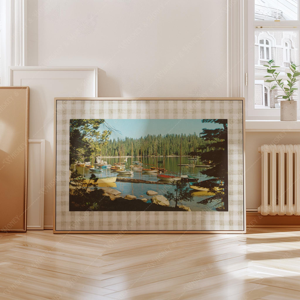 Vintage Sailboat Print