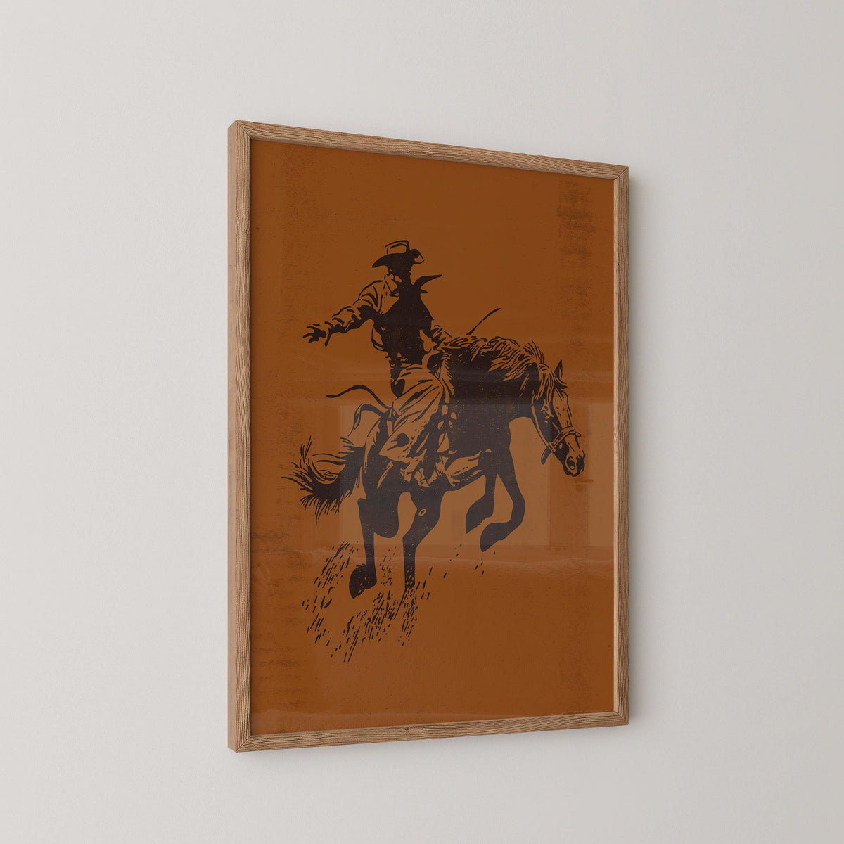 Bucking Bronco Print