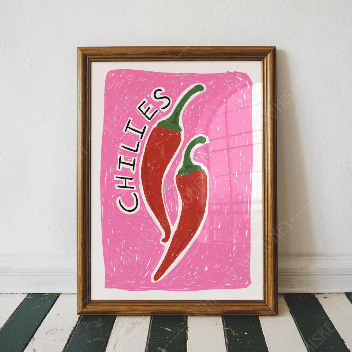 Chilies Illustration Print