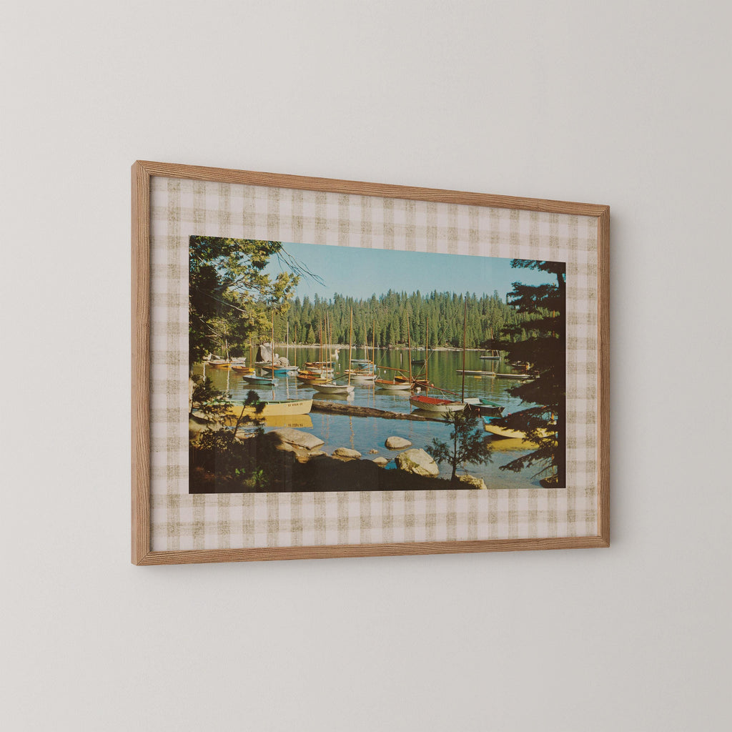 Vintage Sailboat Print