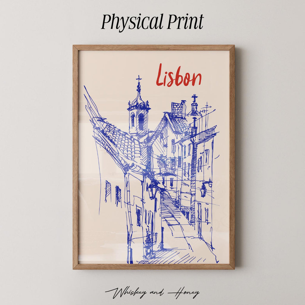 Lisbon Travel Print