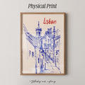 Lisbon Travel Print