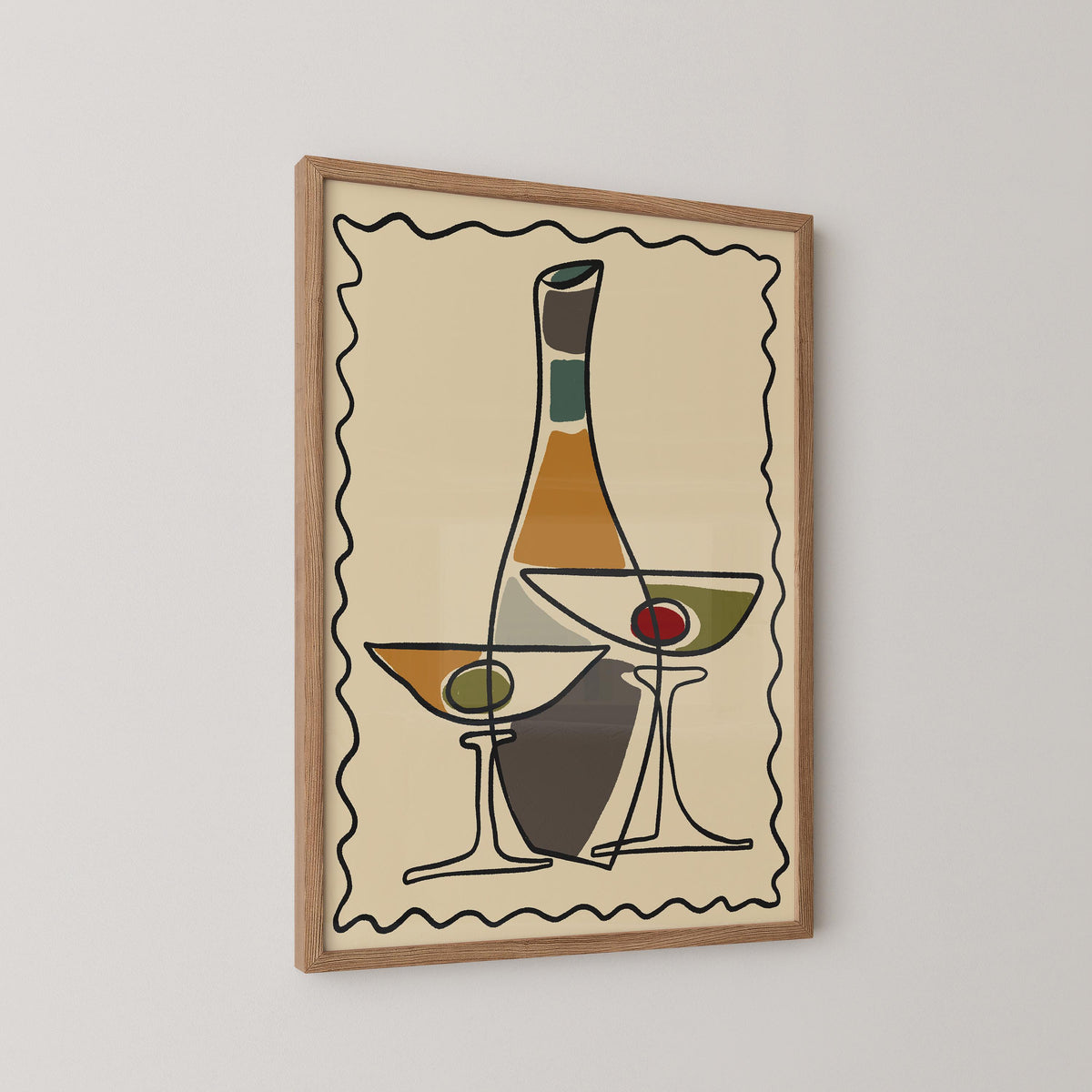 Vintage Cocktails Print