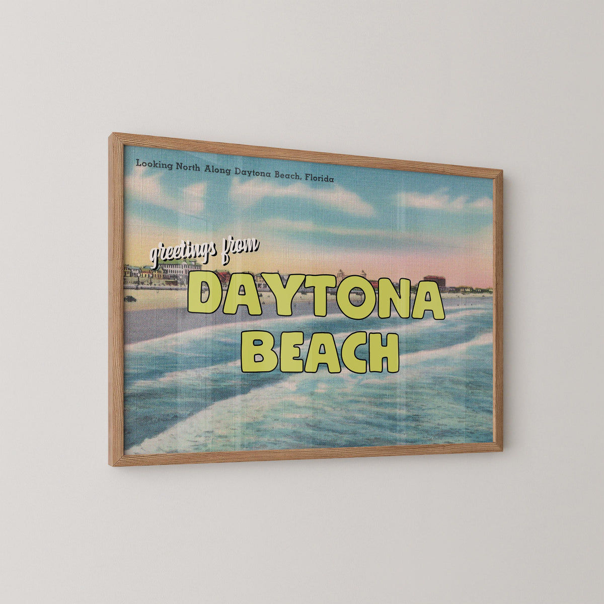 Greetings from Daytona Beach Postcard Art