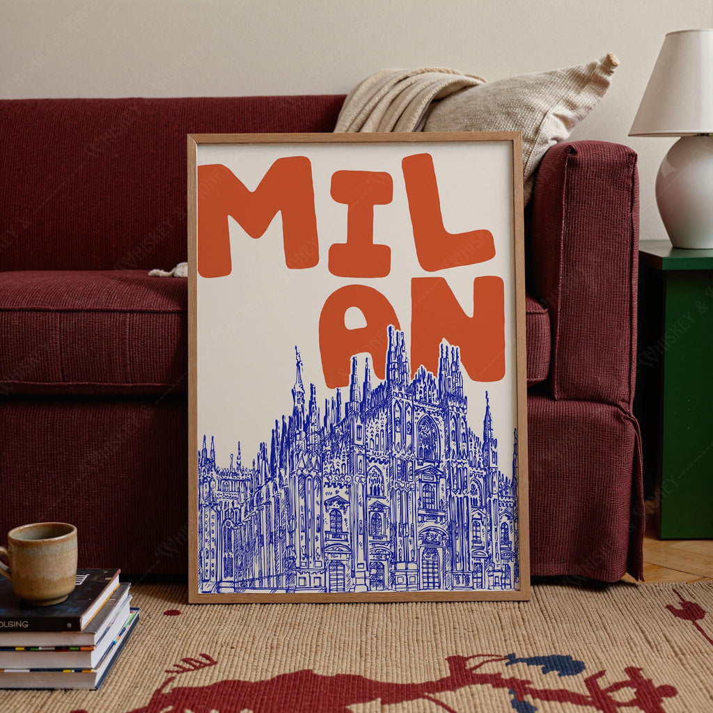 Milan Italy Travel Print