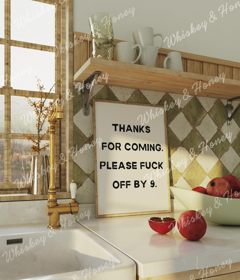 Please F*ck Off By Nine Print