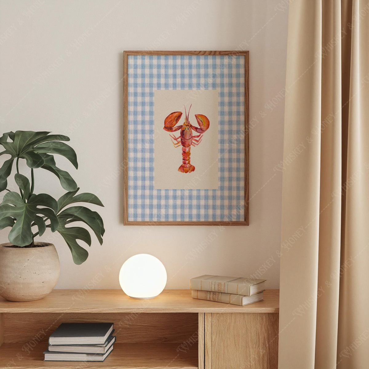 Lobster Watercolor Print
