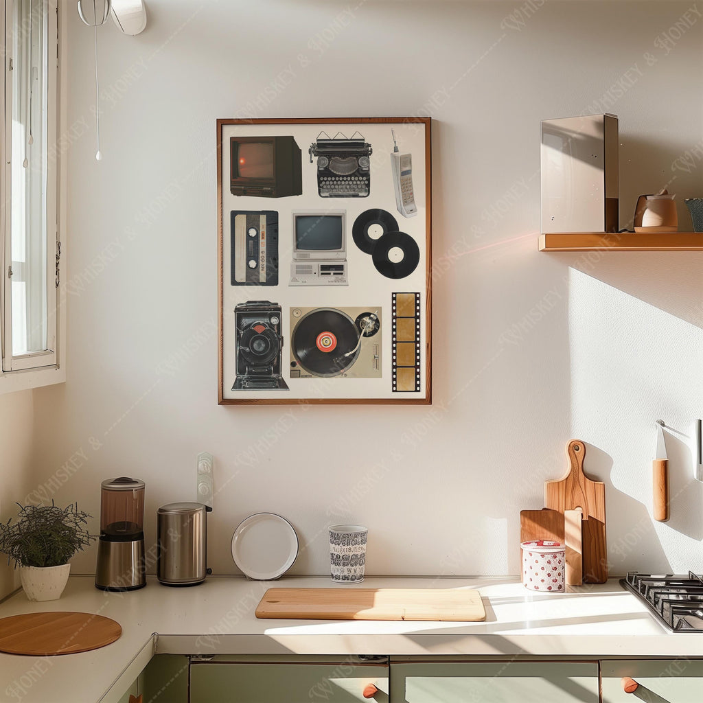 Back In Time Collage Print