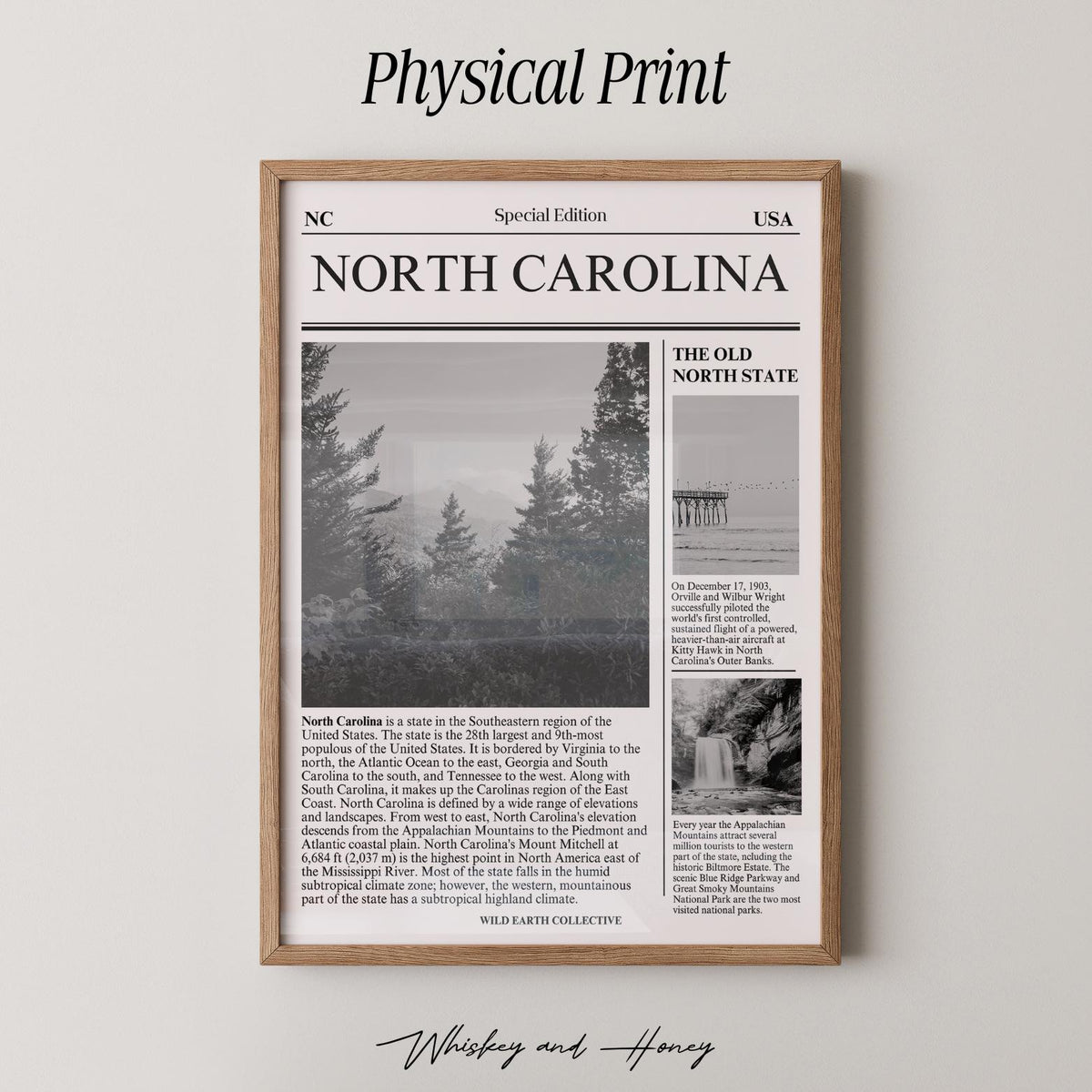 North Carolina Newspaper Print