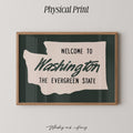 Welcome to Washington State Art Print