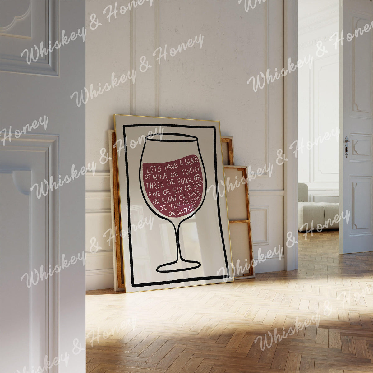 Let's Have A Glass of Wine Print
