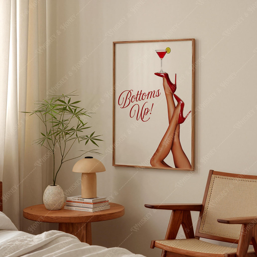 Bottoms Up Cocktail Print