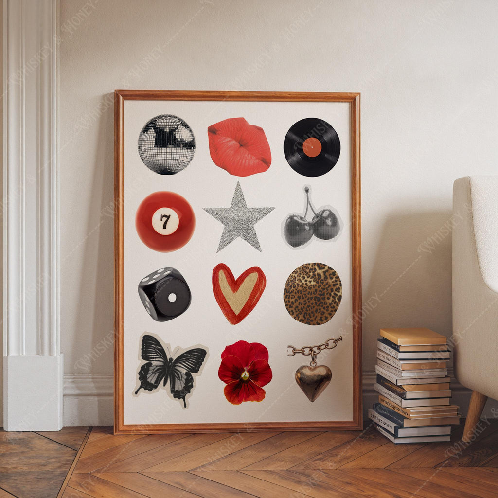 Cool Girl Collage Print