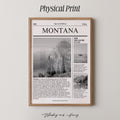 Montana State Newspaper Print