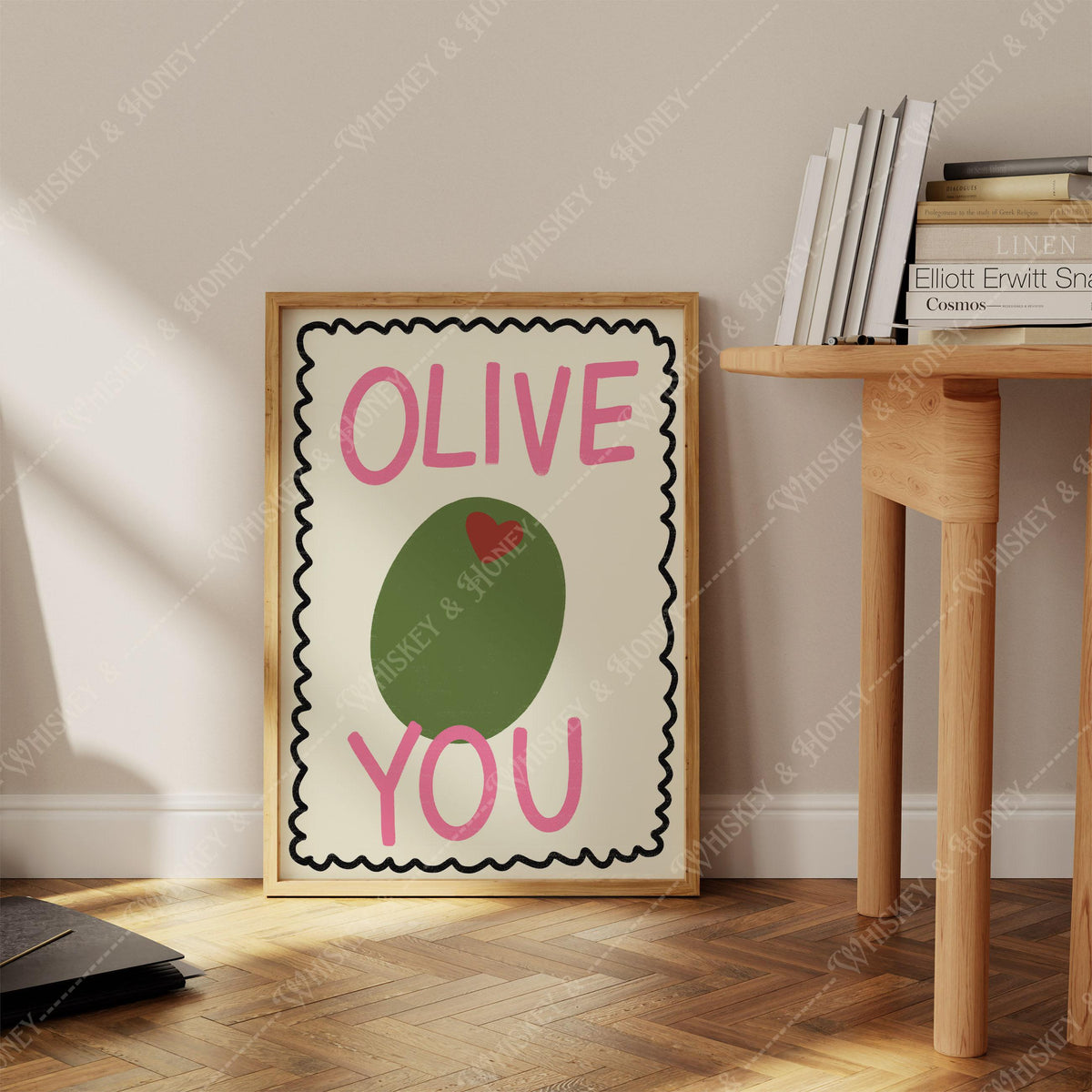 Olive You Print