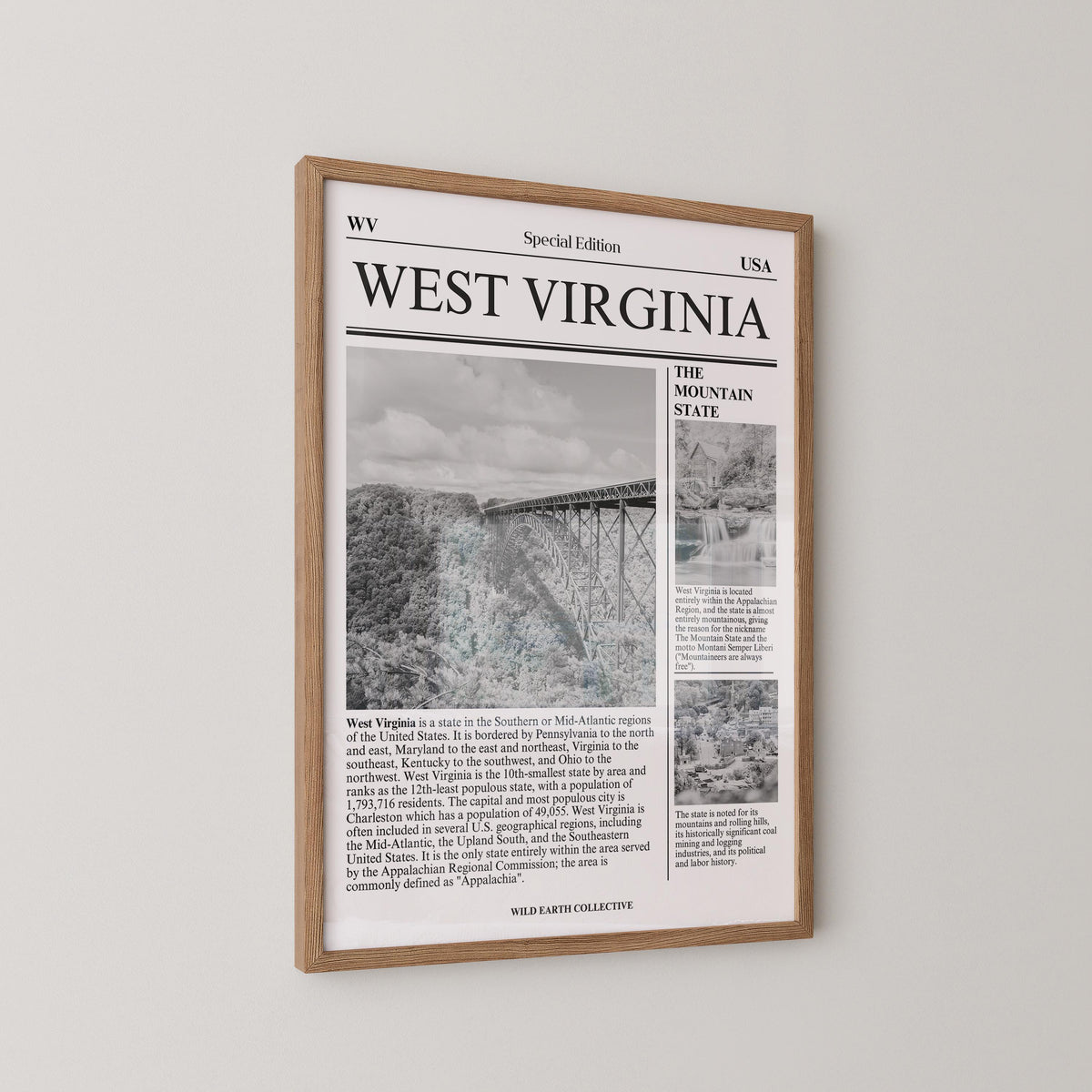 West Virginia Newspaper Print