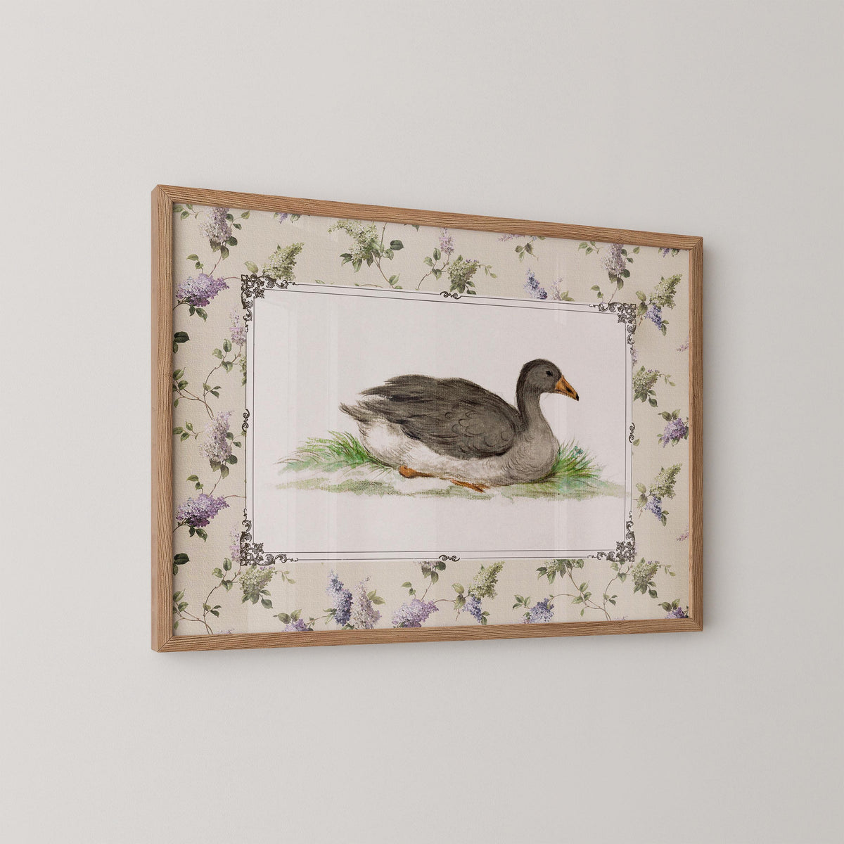 Vintage Goose Print