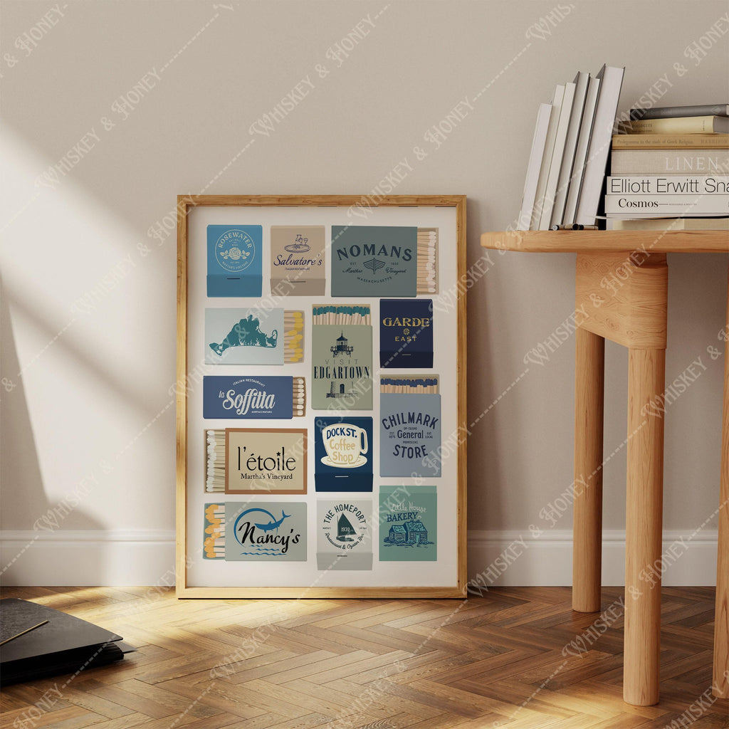 Marthas Vineyard Matchbook Print