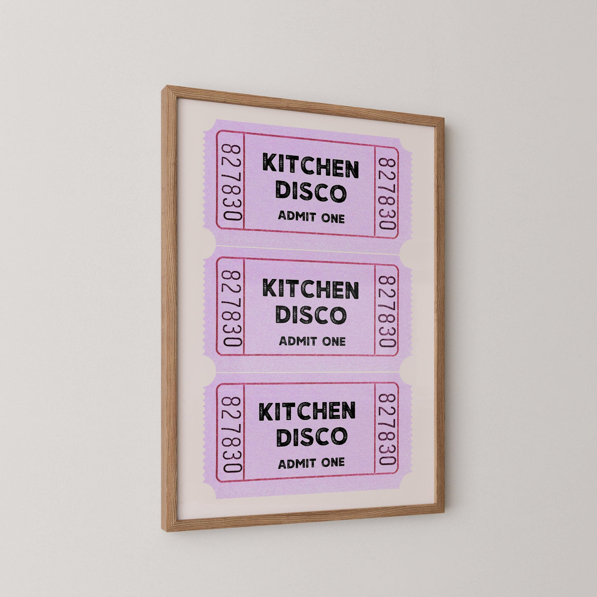 Kitchen Disco Ticket Print