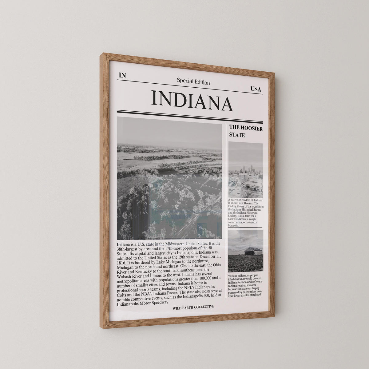 Indiana Newspaper Print