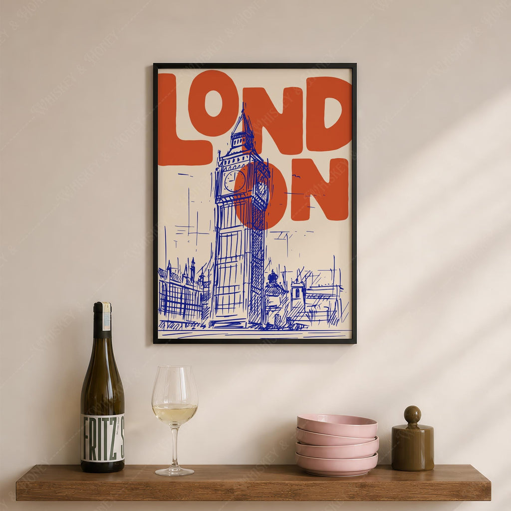 London Travel Print