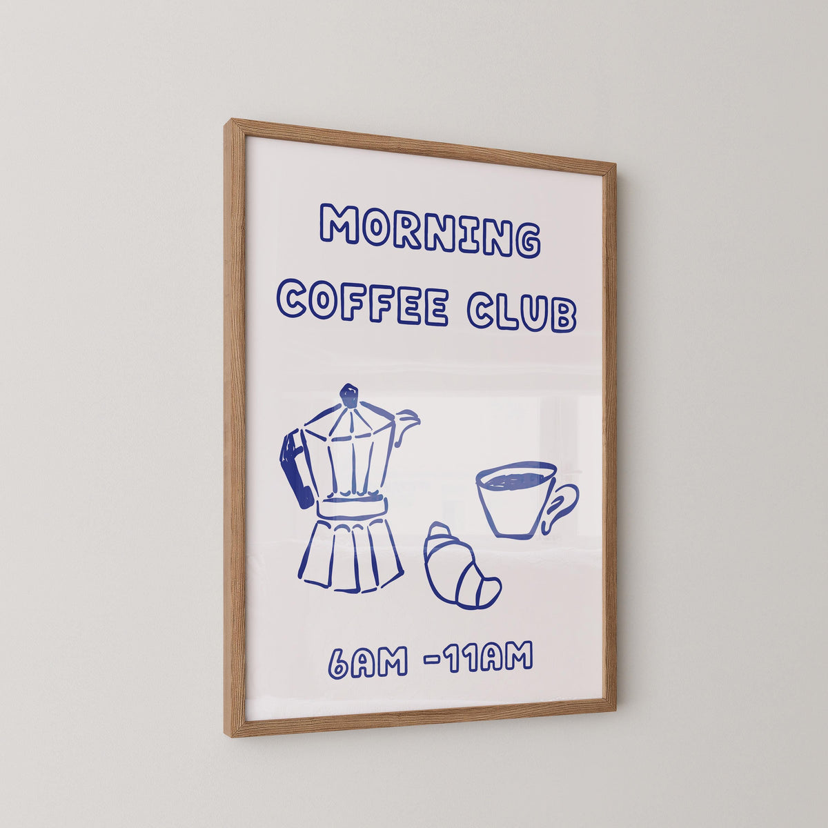 Morning Coffee Club Print