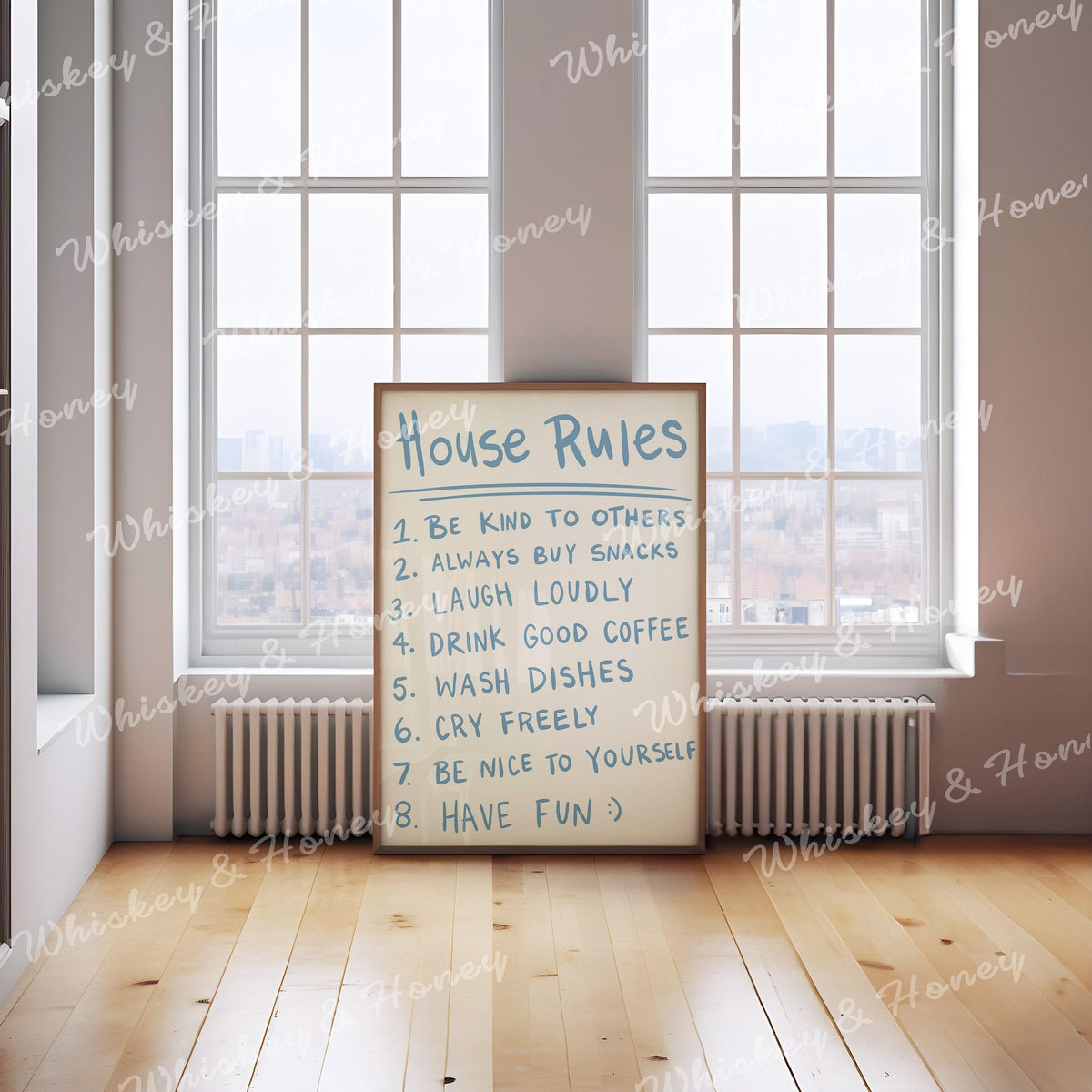 House Rules Print