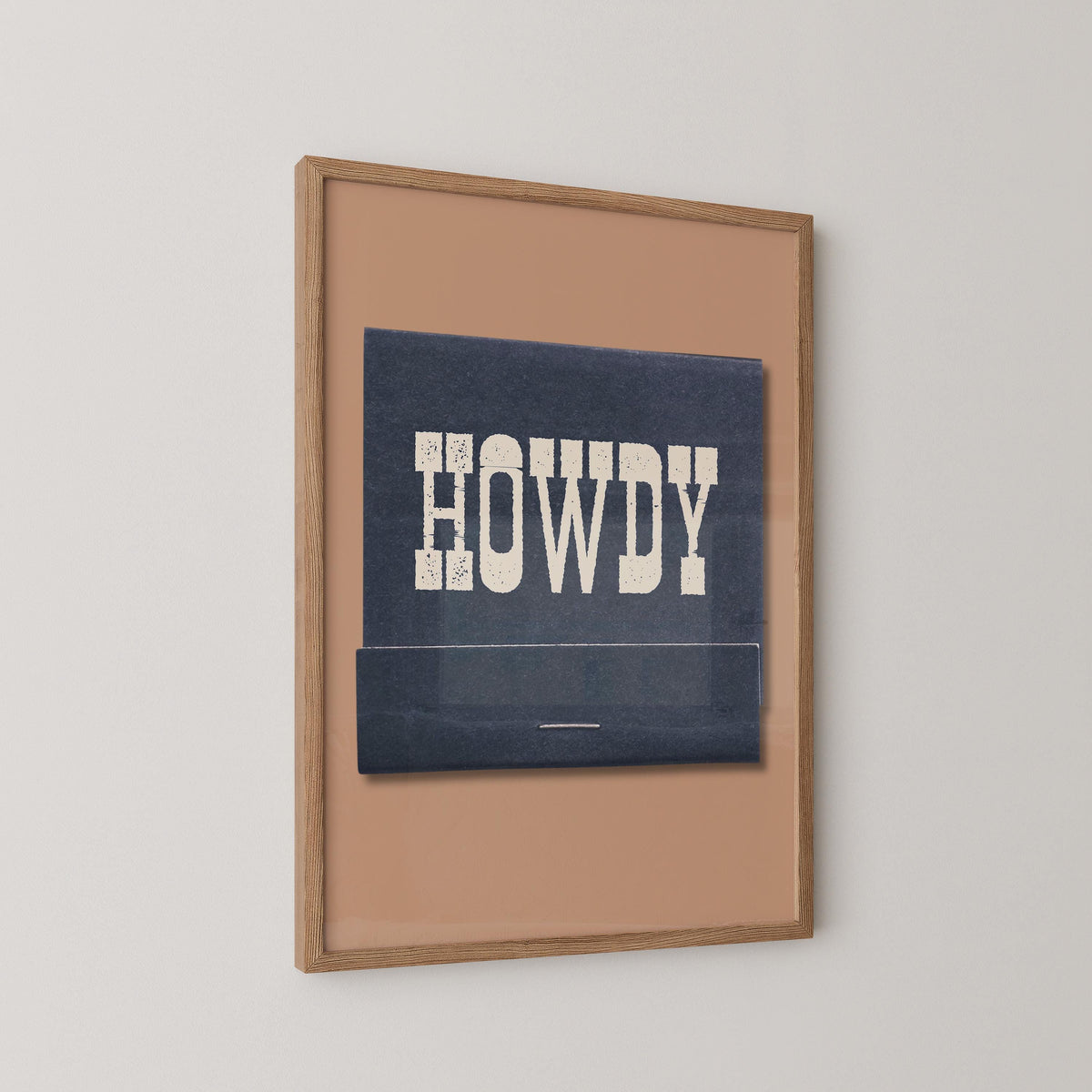 Howdy Matchbook Print