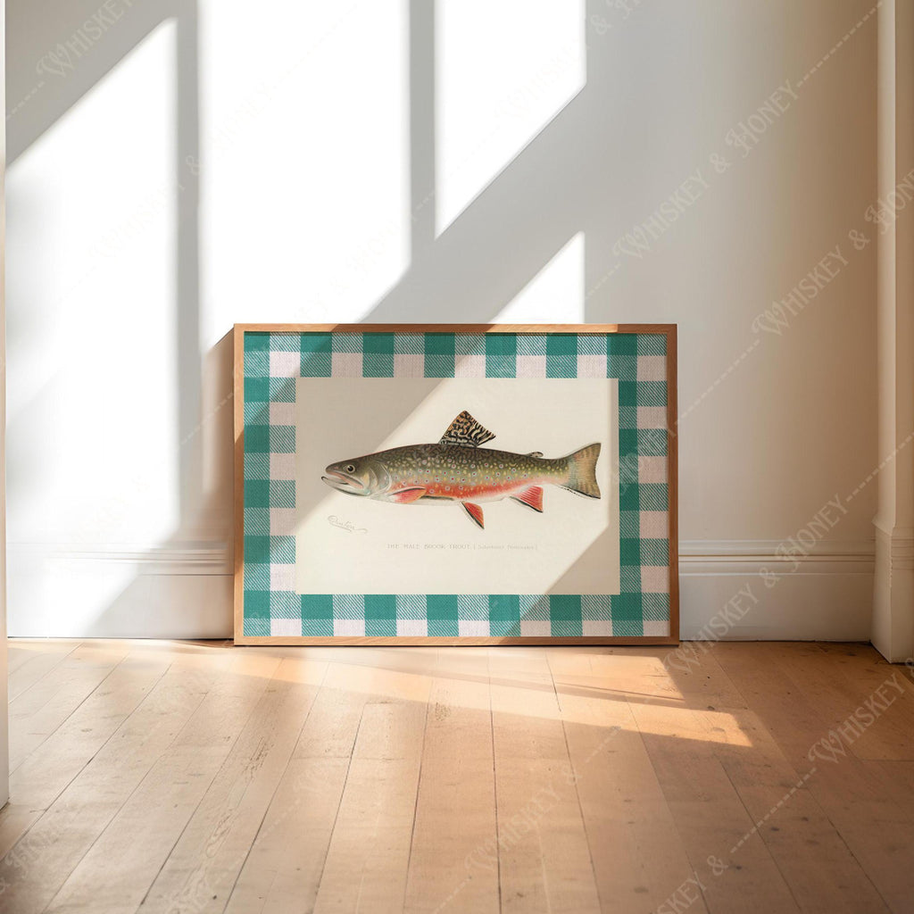 Vintage Trout Print