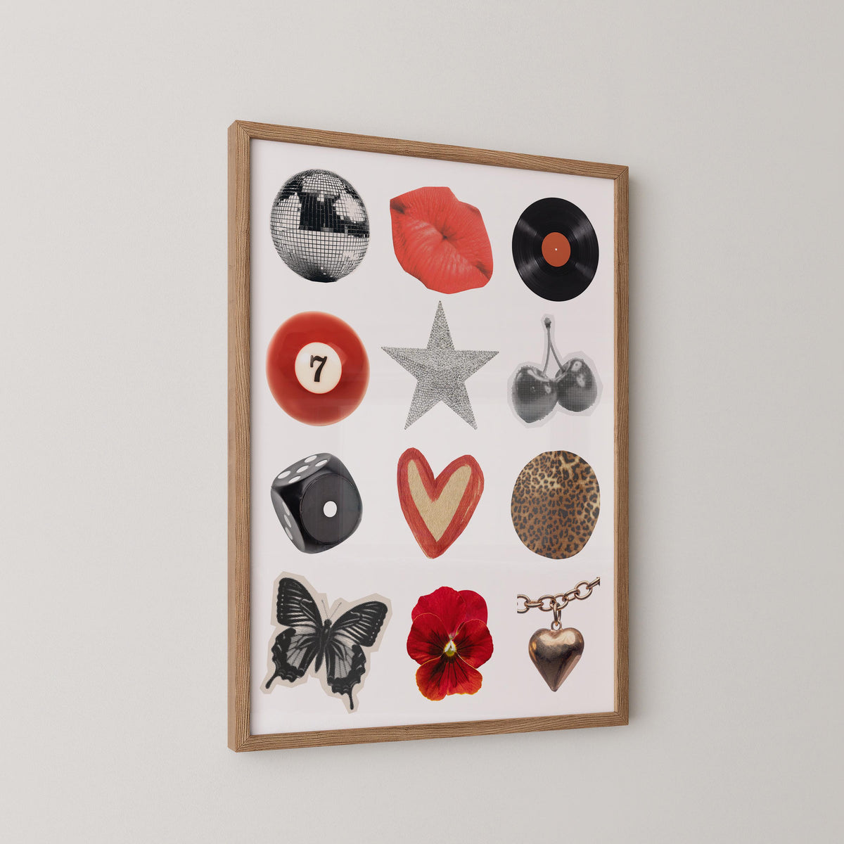 Cool Girl Collage Print