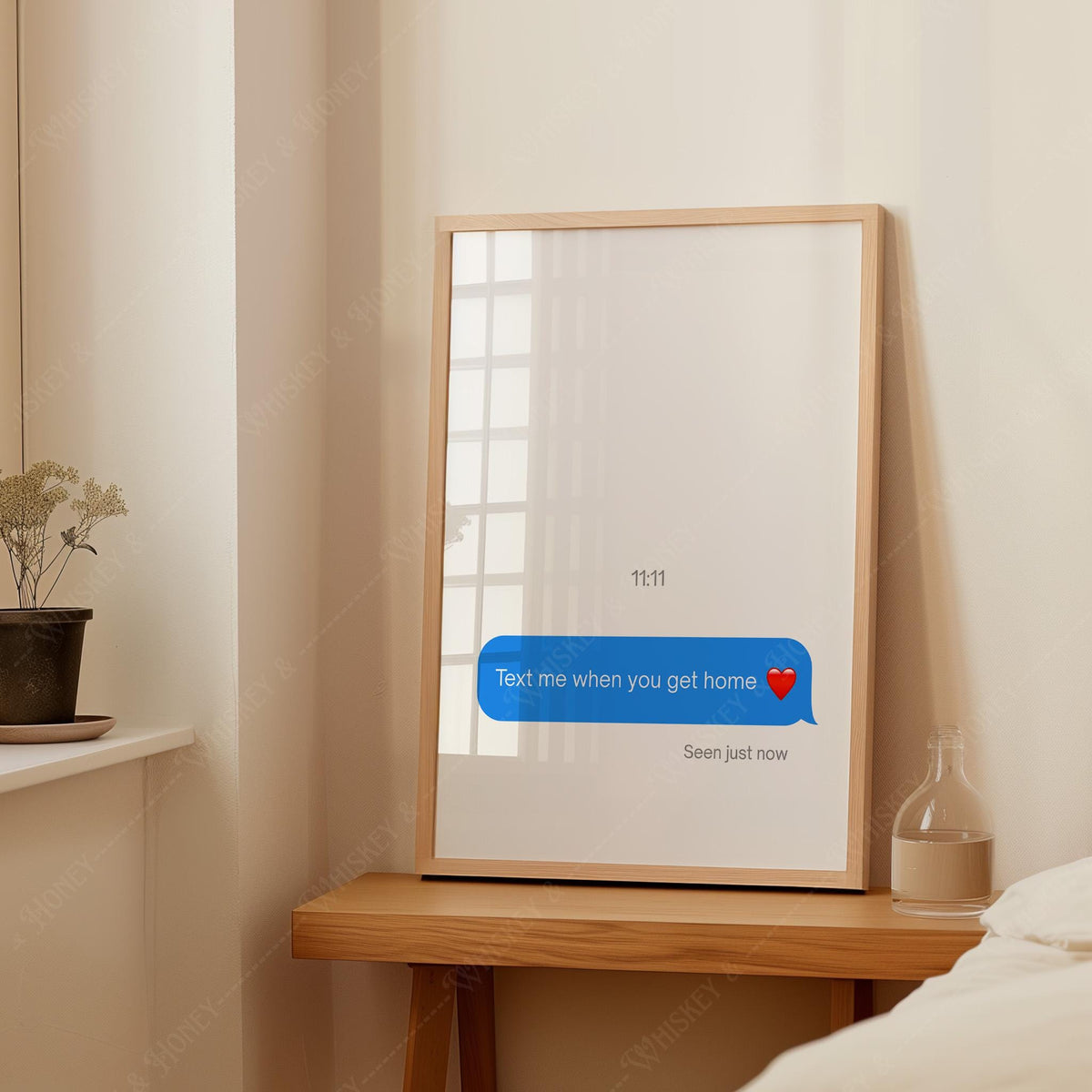 Text Me When You Get Home Print