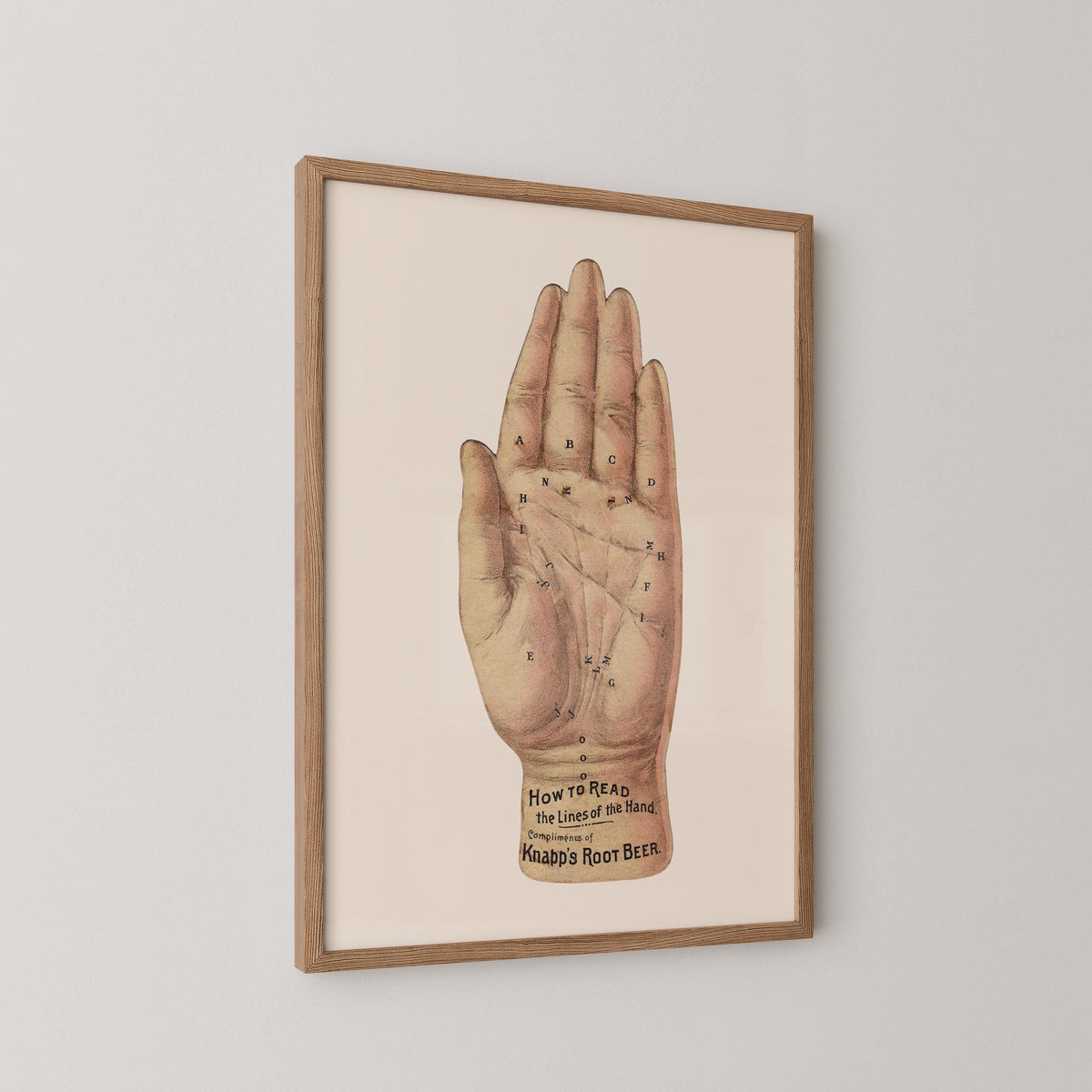 Vintage Palm Reader Print