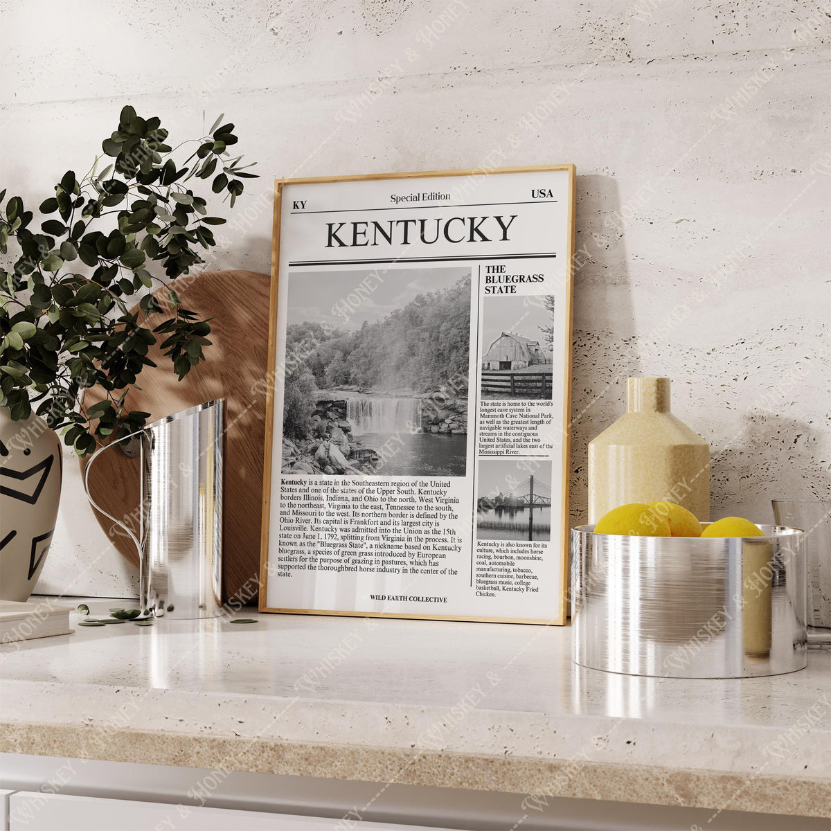 Kentucky Newspaper Print
