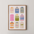 Travel Tags Print