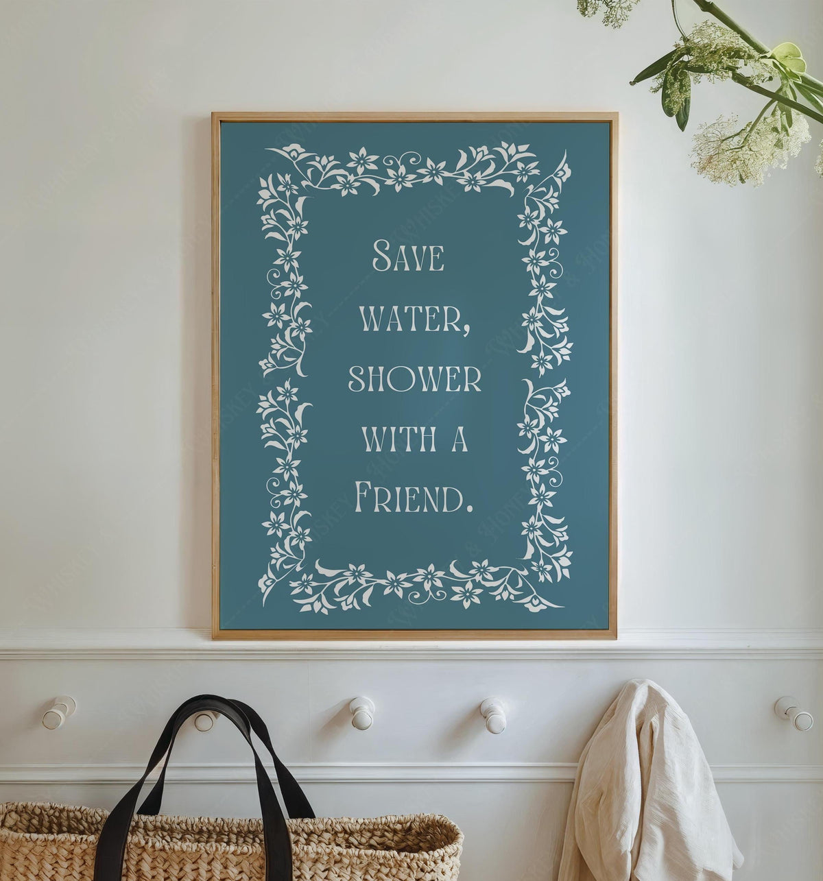 Save Water Shower With A Friend Print