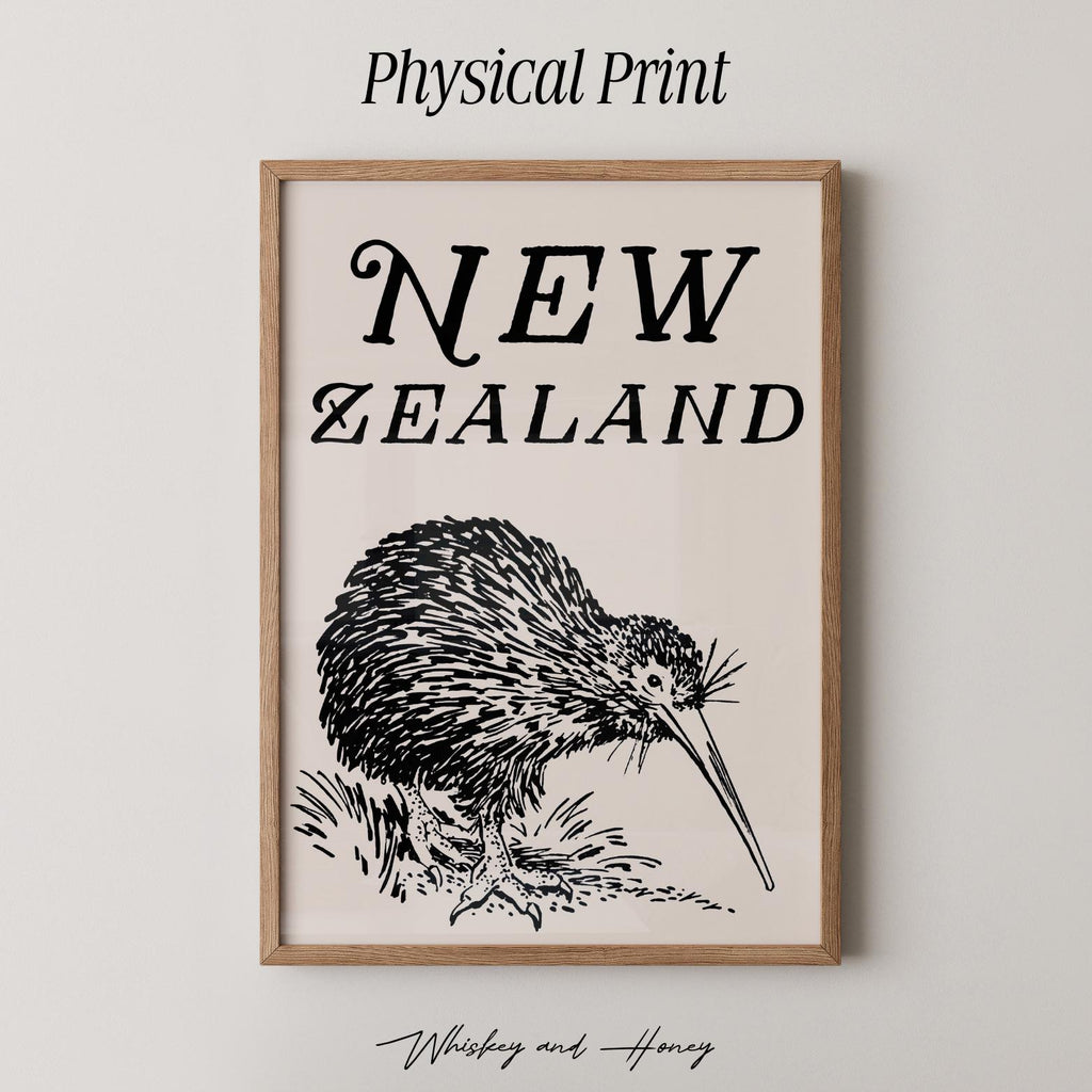 New Zealand Kiwi Print