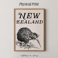 New Zealand Kiwi Print