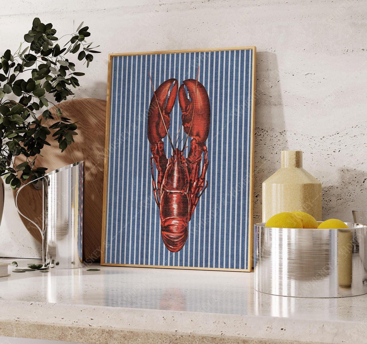 Vintage Lobster Print