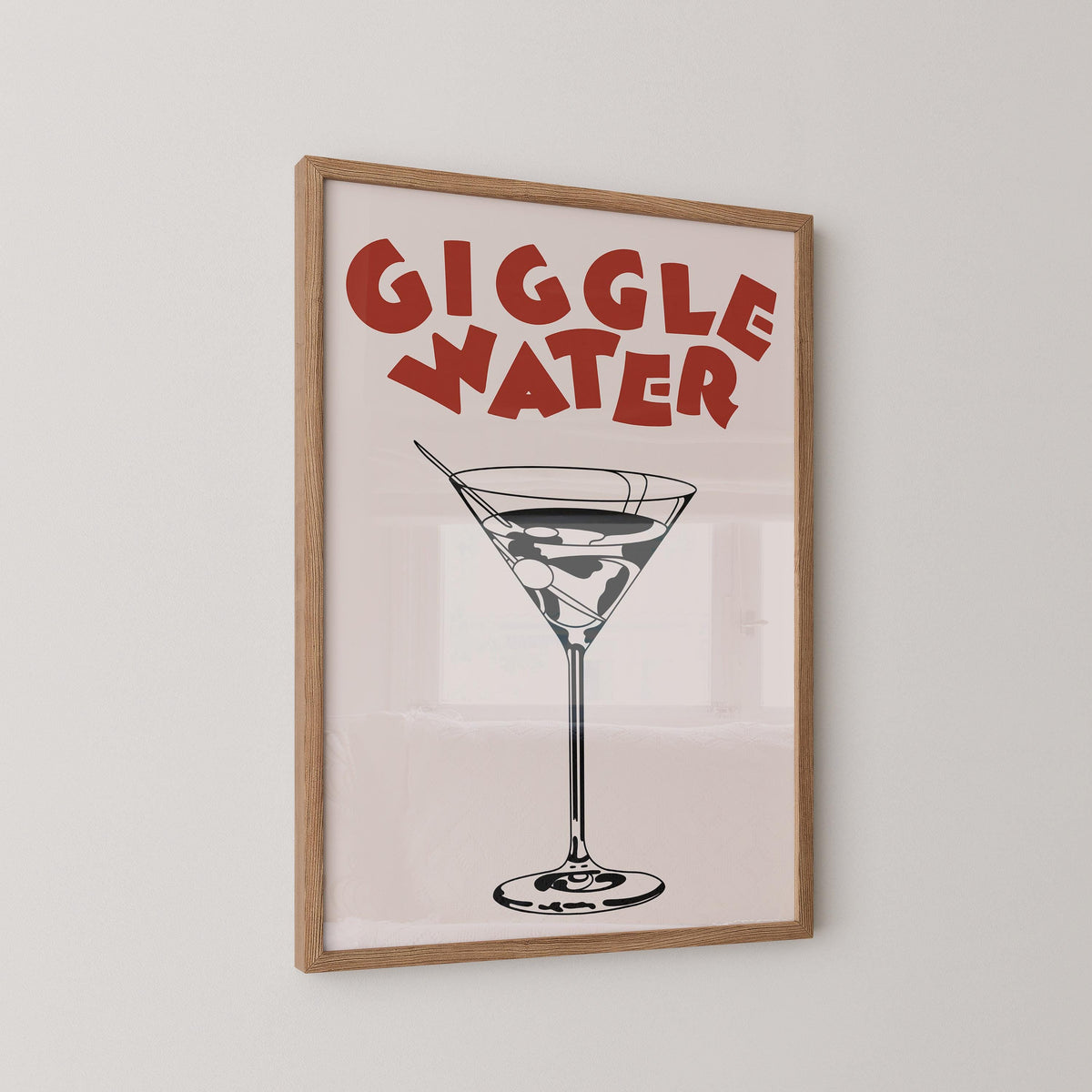Giggle Water Cocktail Print