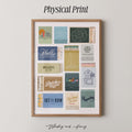 Charleston S.C Matchbook Art Print