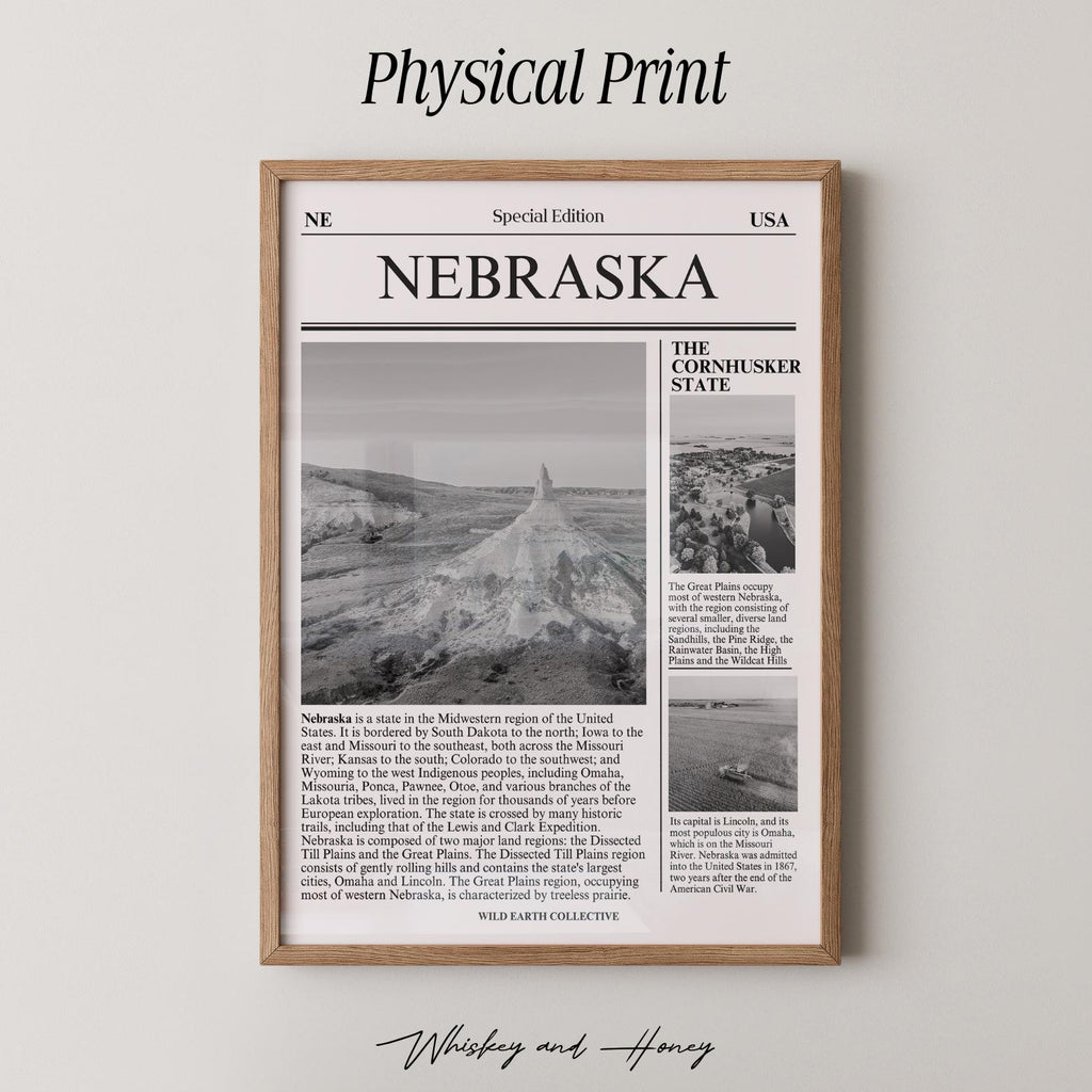 Nebraska State Newspaper Print