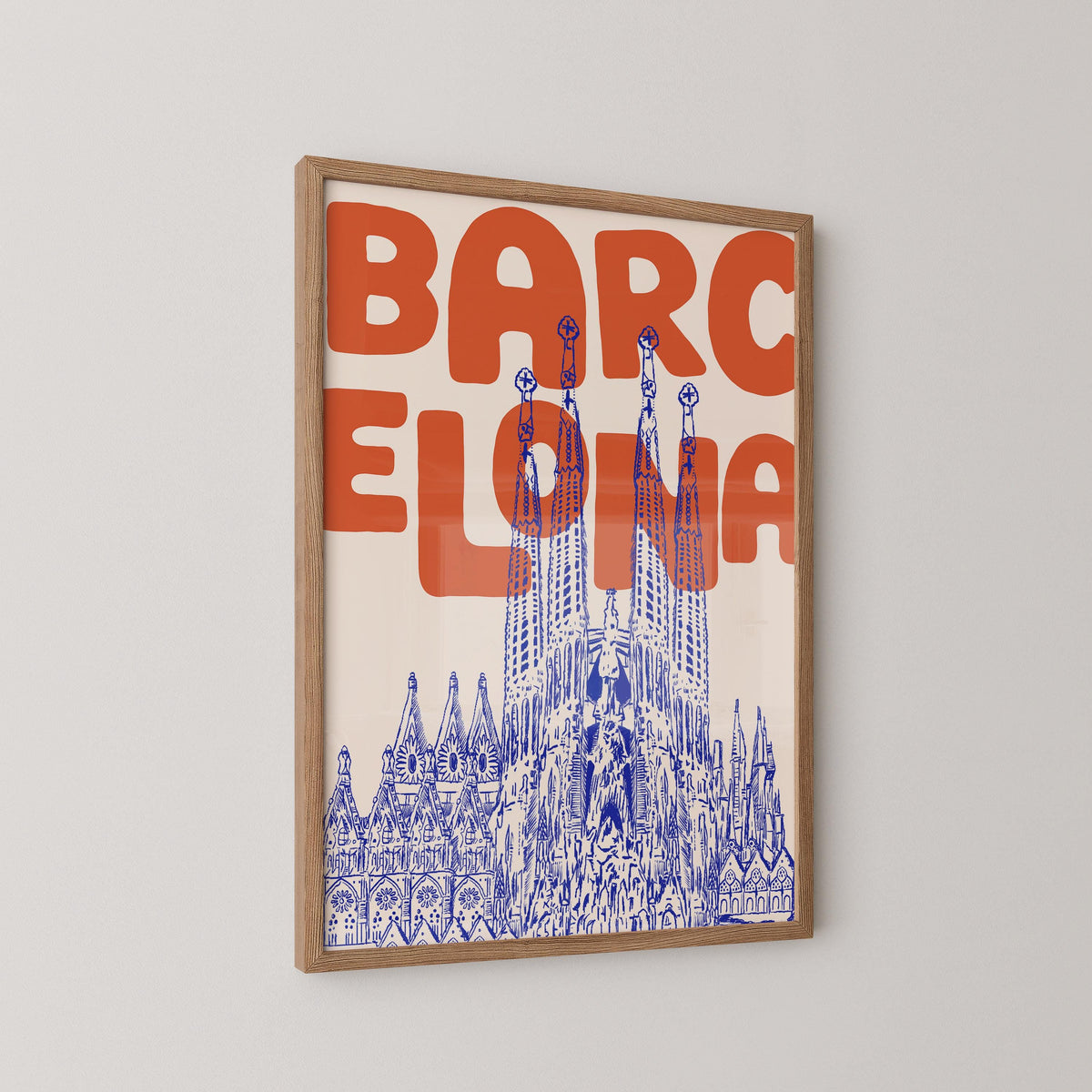 Barcelona Travel Print