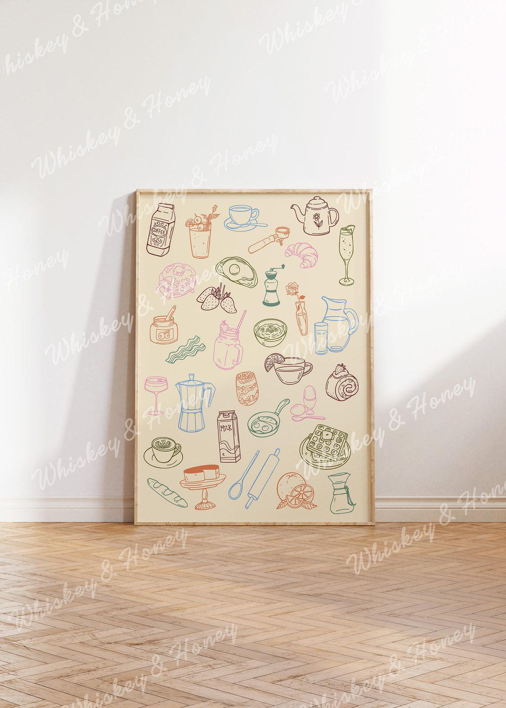 Brunch Food Print