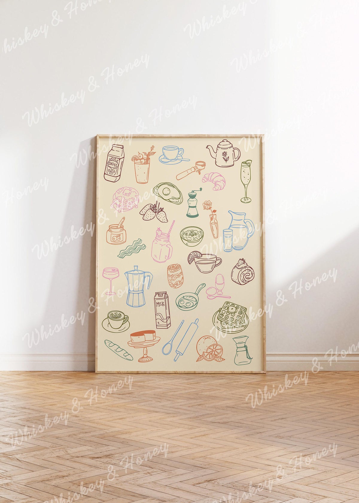 Brunch Food Print