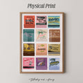Vintage Tiki Bar Matchbook Print