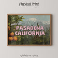 Vintage Greetings from Pasadena California Print