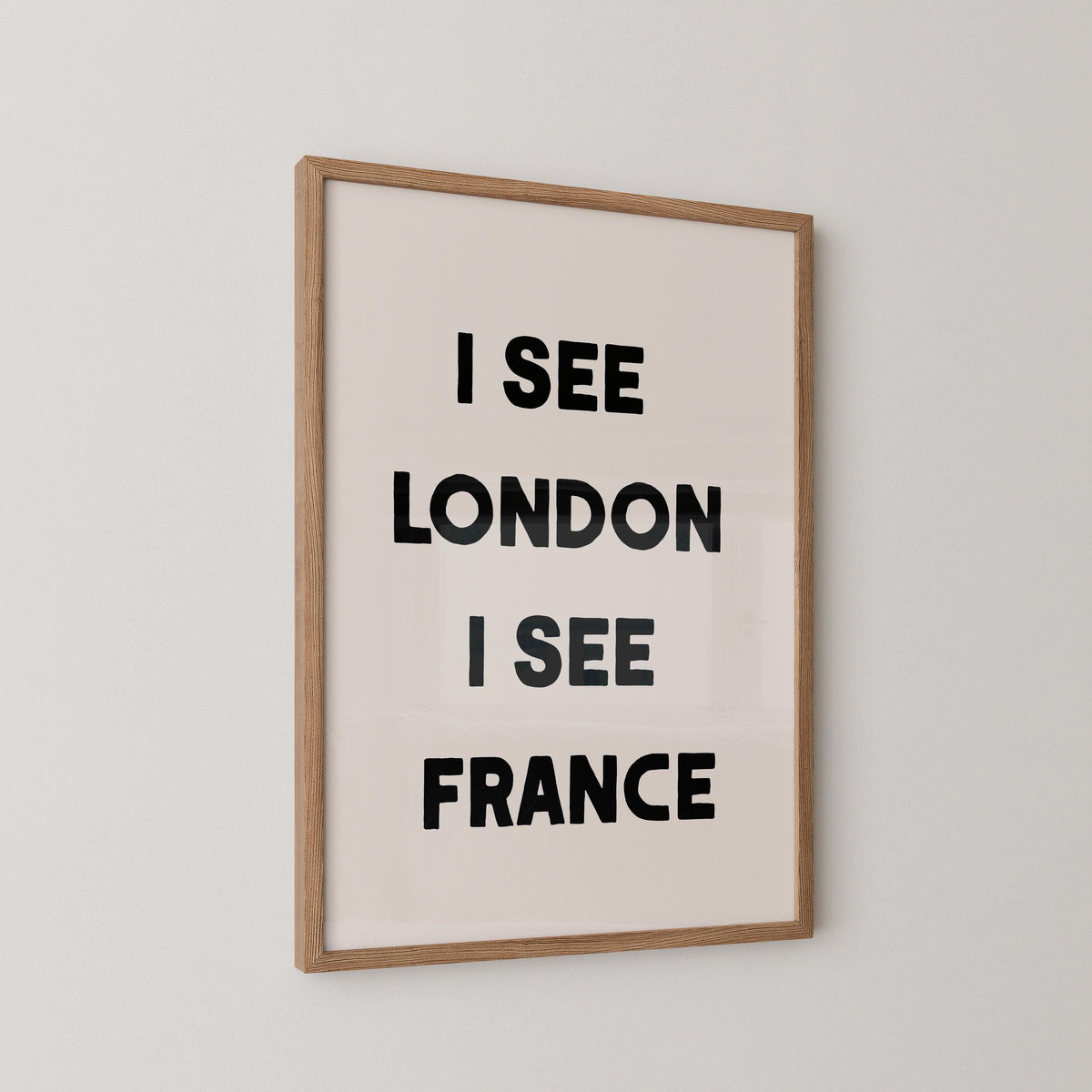 I See London I See France Bathroom Print