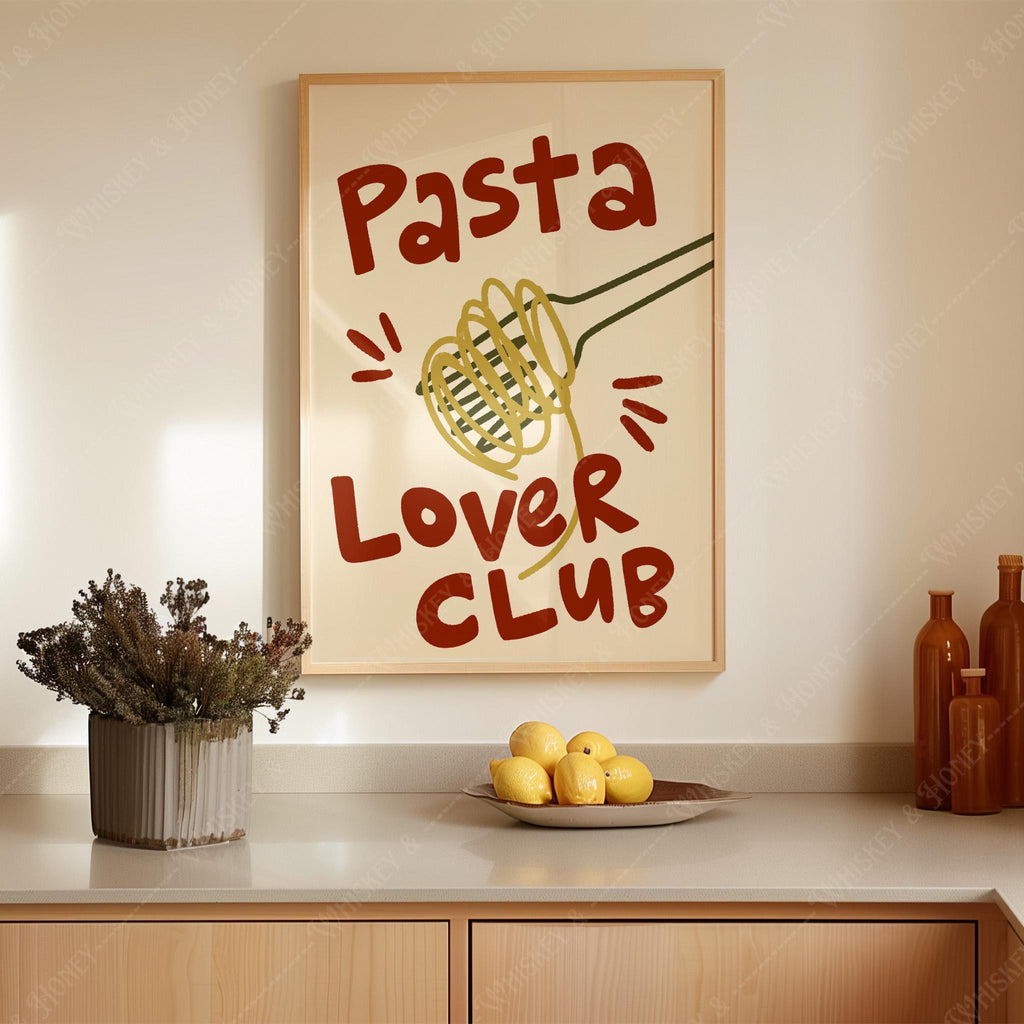 Pasta Lover Club Print