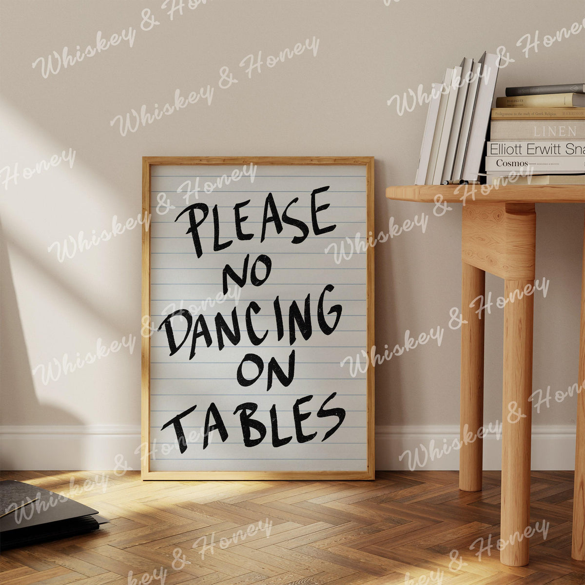 Please No Dancing On Tables Print